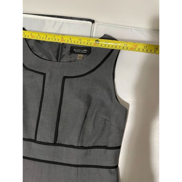 Black Label By Evan-Picone Women's Sleeveless Sheath Dress Size 8 - Picture 15 of 15